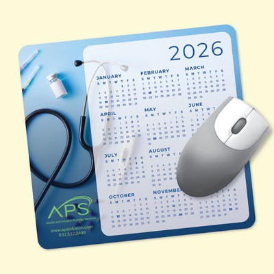 Origin'L Fabric® 7.5"x8"x1/8" Calendar Mouse Pad