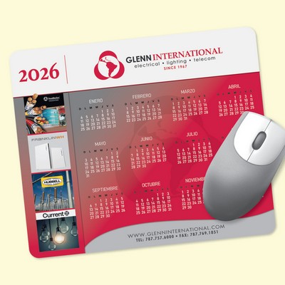 Origin'L Fabric® 8"x9.5"x1/16" Calendar MousePad